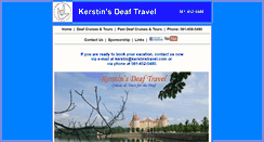 Desktop Screenshot of kerstinsdeaftravel.com